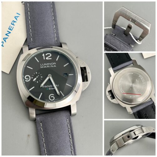 Luminor Panerai Pure Swiss ETA Grey Dail Automatic Watch For Men 20 - Image 3