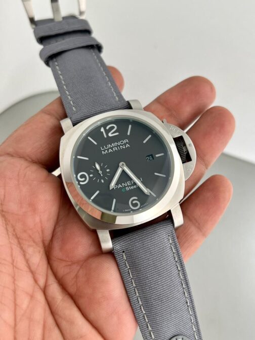 Luminor Panerai Pure Swiss ETA Grey Dail Automatic Watch For Men 20 - Image 2