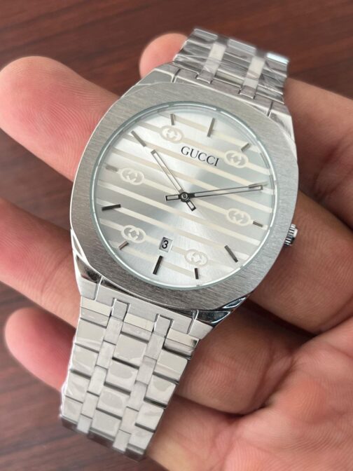 Gucci 25H Series Ocean White Quartz Men's Watch 8