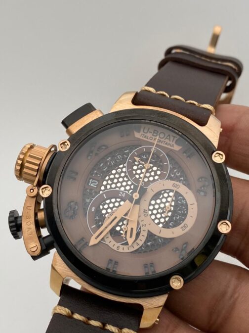 U BOAT U51 Italiano Fontana Leather Strap Watch For Men 4