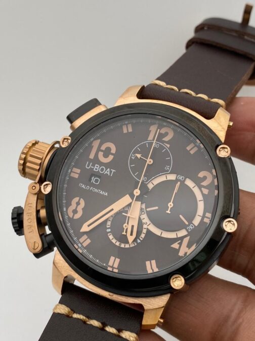 U BOAT U51 Italiano Fontana Leather Strap Watch For Men 5