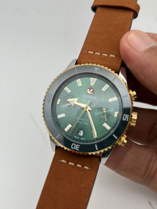 Rado Captain Cook Leather Strap Automatic Watch 81