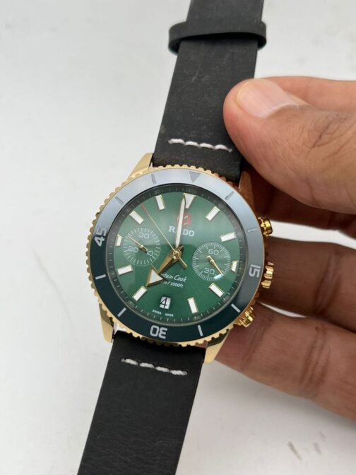 Rado Captain Cook Leather Strap Automatic Watch 86