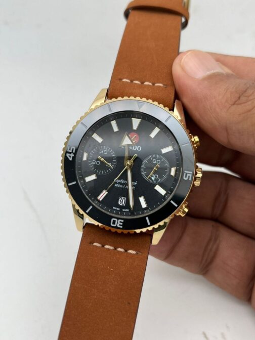 Rado Captain Cook Leather Strap Automatic Watch 91