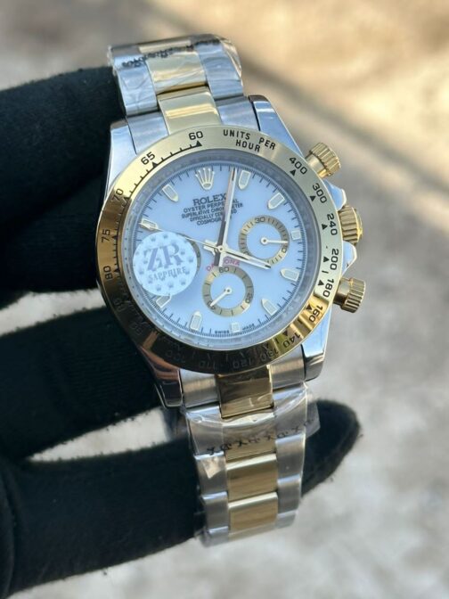 Rolex Daytona Cosmograph Dual Tone Pure Swiss ETA Automatic Watch 118