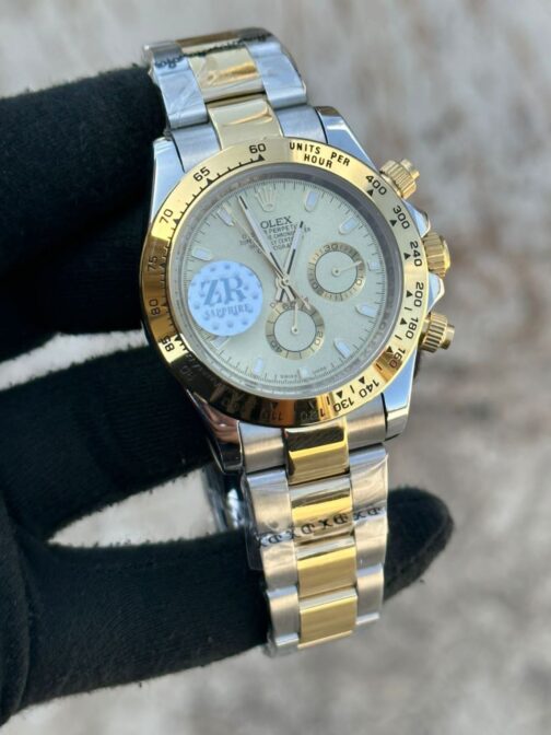 Rolex Daytona Cosmograph Dual Tone Pure Swiss ETA Automatic Watch 120