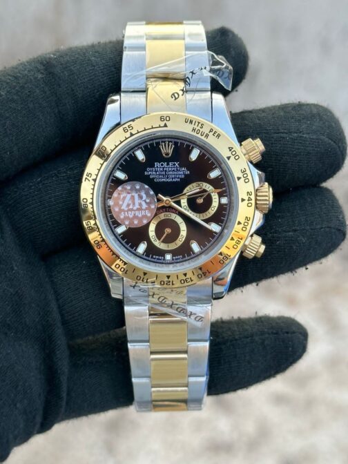 Rolex Daytona Cosmograph Dual Tone Pure Swiss ETA Automatic Watch 121