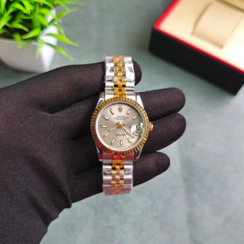 Rolex Datejust Daimond Mark Swiss Automatic Watch For Ladies 21